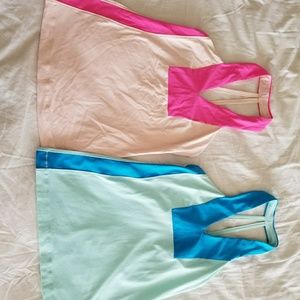 Size 6 lululemon toga tank racerback set of two